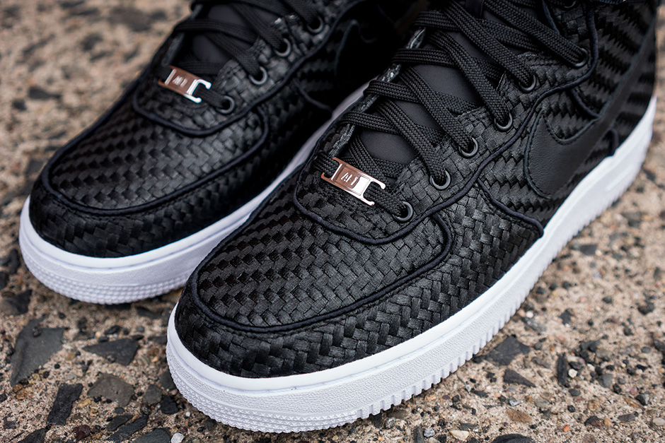 Nike Air Force 1 High Woven Black White 11