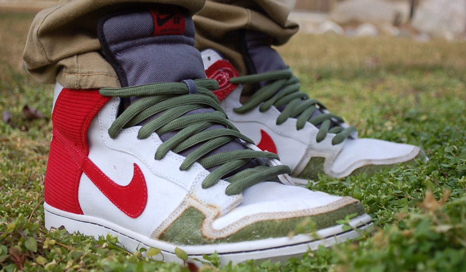 Weed Sneakers Nike Sb Dunk High Cheech