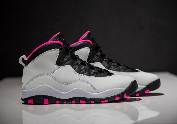Air Jordan 10 Gs Grey Pink Black 02