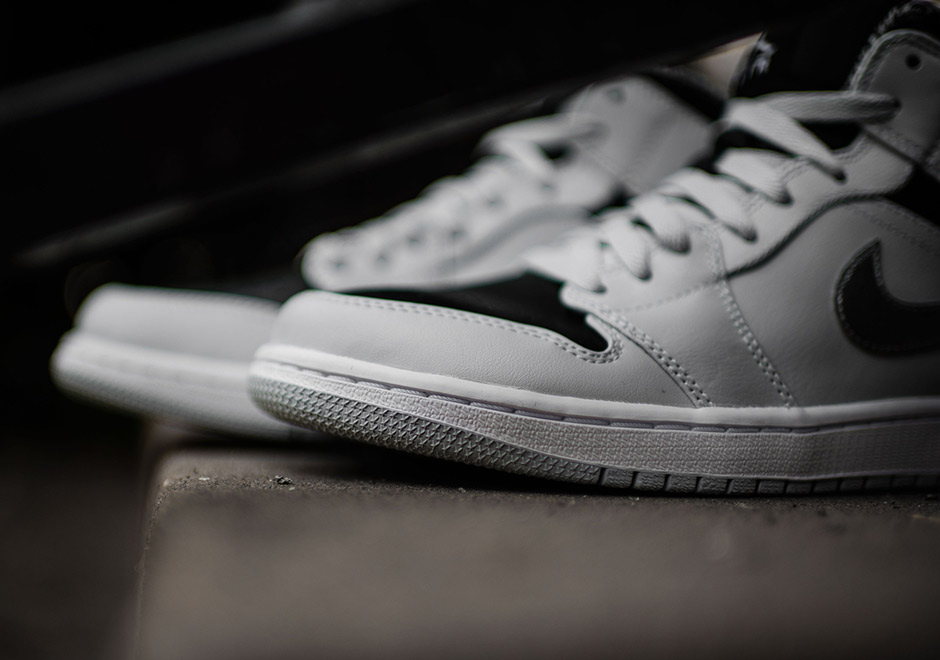 Air Jordan 1 Mid Wolf Grey Pure Platinum 2