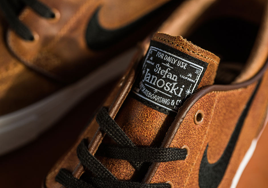 Nike Sb Janoski Distressed Leather Ale Brown 5