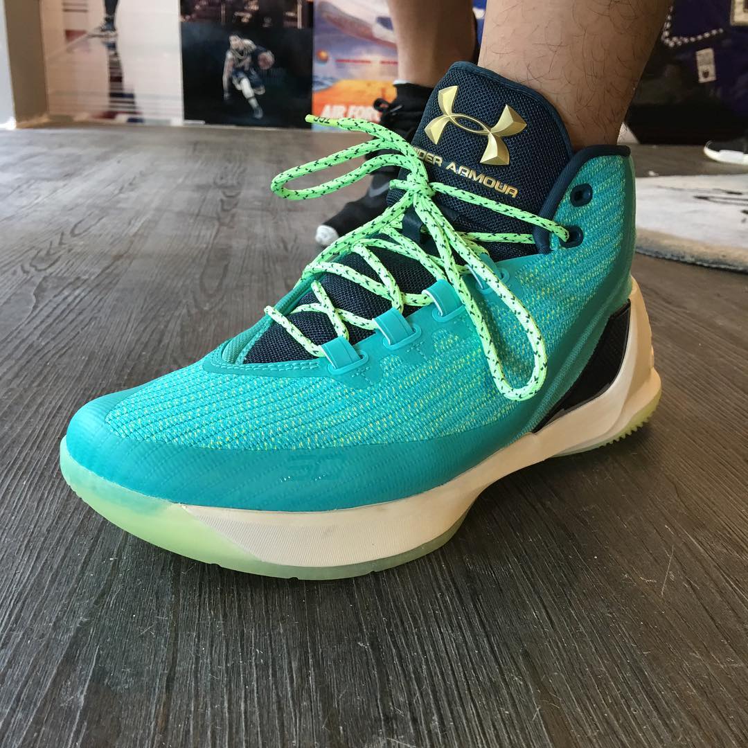 Ua Curry 3 Teal Navy Green Preview 02