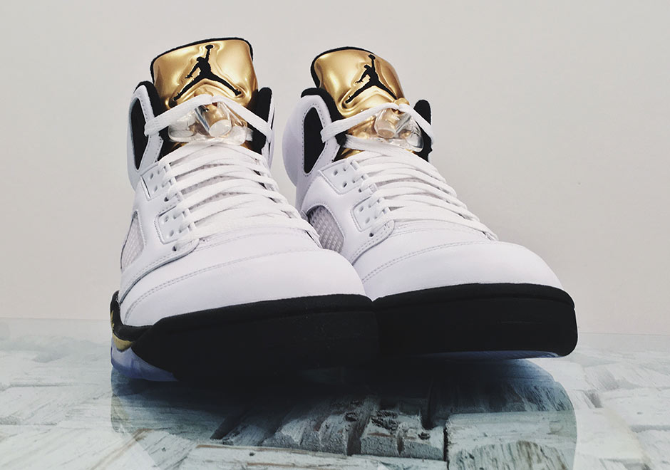 Air Jordan 5 Gold Tongue Detailed 2