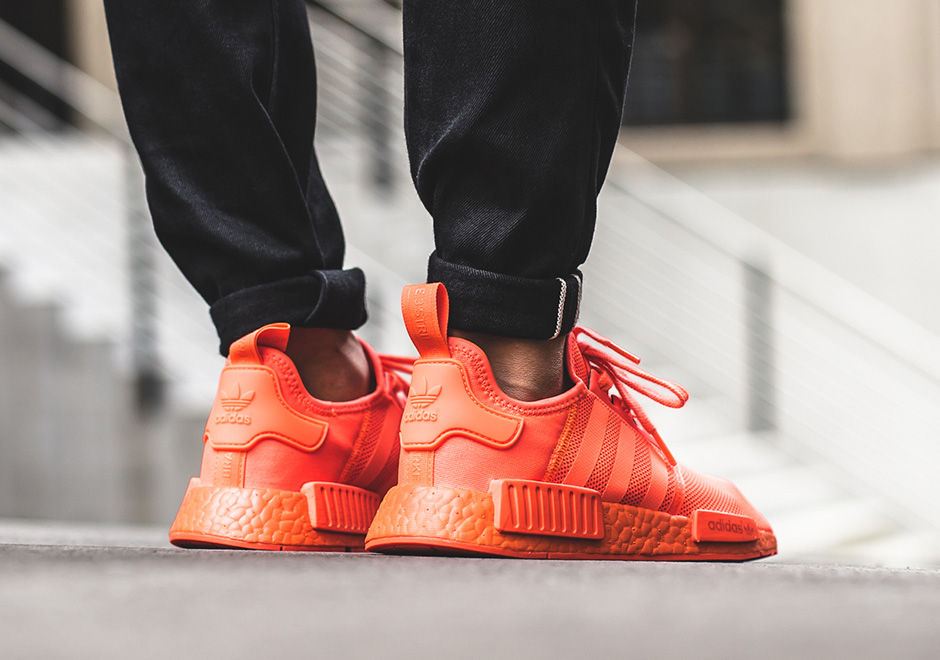 Euro Shops Dropped The adidas NMD R1 "Solar Red" Today