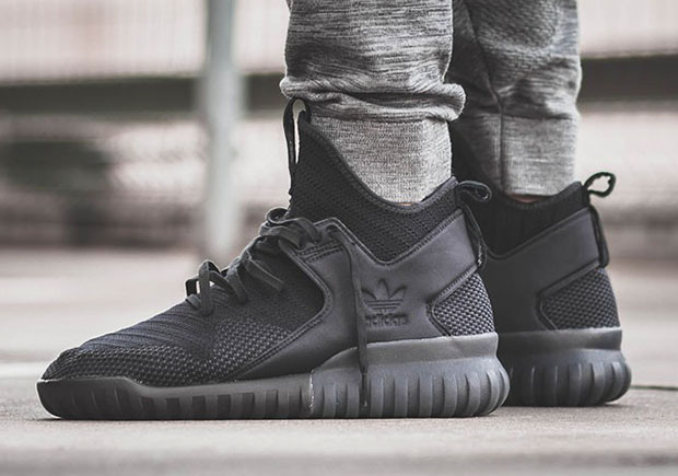 The adidas Tubular X Primeknit Goes Triple-Black