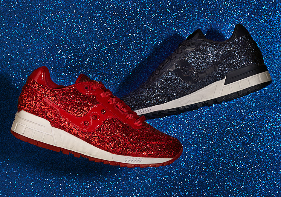ASOS White and Saucony Collab For Glittered Shadow 5000 Colorways