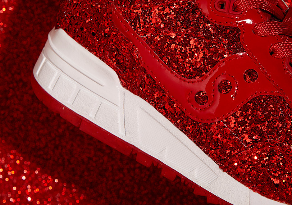 Asos White Saucony Shadow 5000 Glitter Red Navy 5