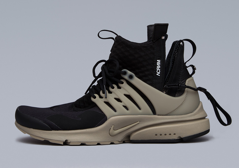Nike Presto Mid Acronym Black Olive 1