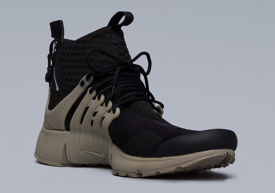 Nike Presto Mid Acronym Black Olive 5