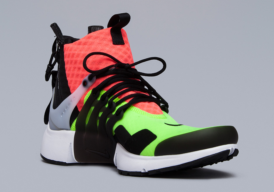 Nike Presto Mid Acronym Black Pink Neon 4
