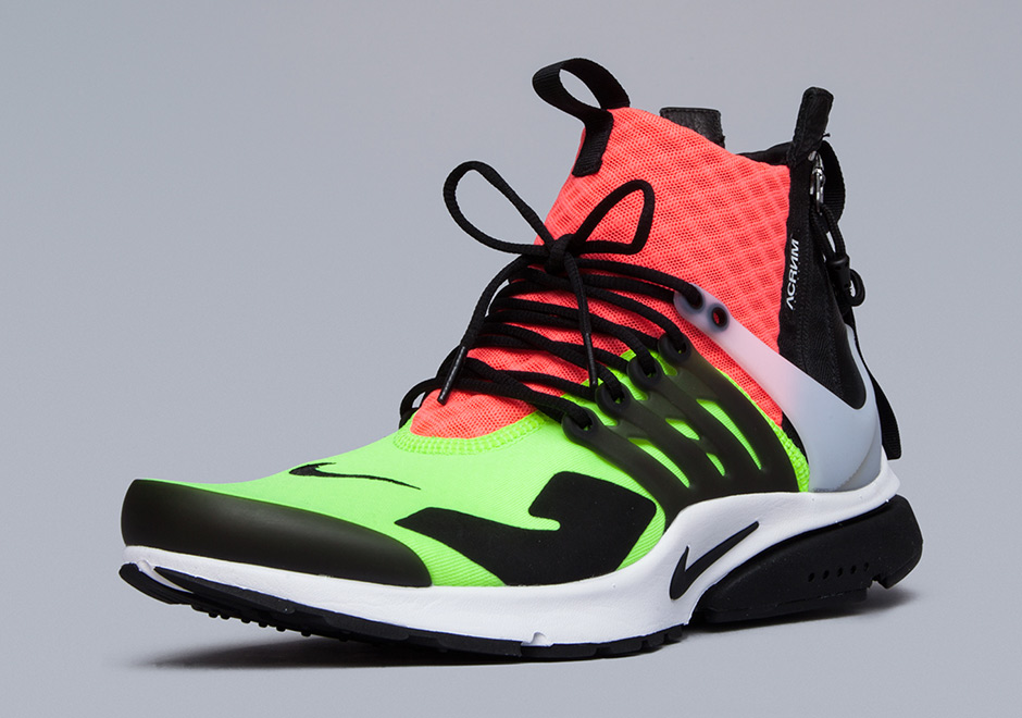 Nike Presto Mid Acronym Black Pink Neon 5