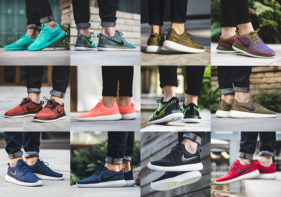 On-Foot Gallery Of 12 Different Nike Roshe Two Releases