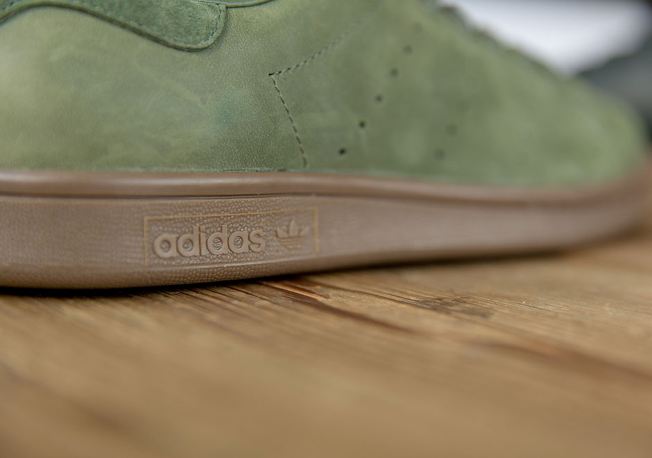 Adidas Stan Smith By Size Winterized Olive Black Nubuck Gum 5