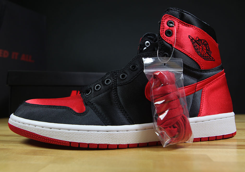 Air Jordan 1 Satin Bred Banned Detailed Look Sneaker News 5