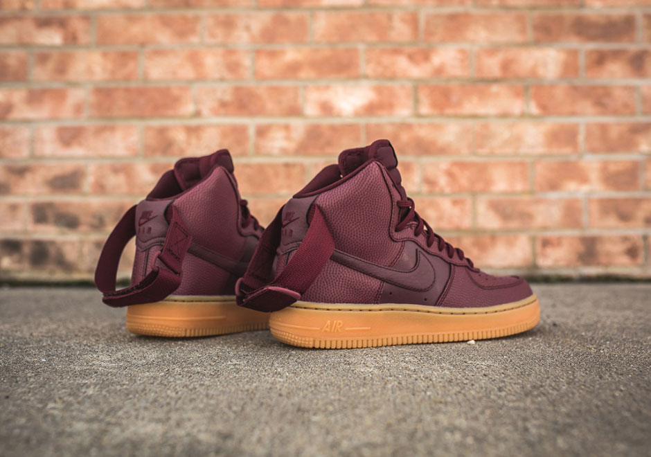 Nike Wmns Air Force 1 Hi Se Night Maroon 860544 600 4