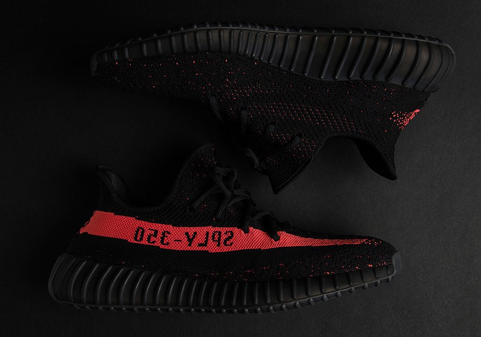 adidas Yeezy Boost 350 v2 "Black/Red" Releases On November 23rd