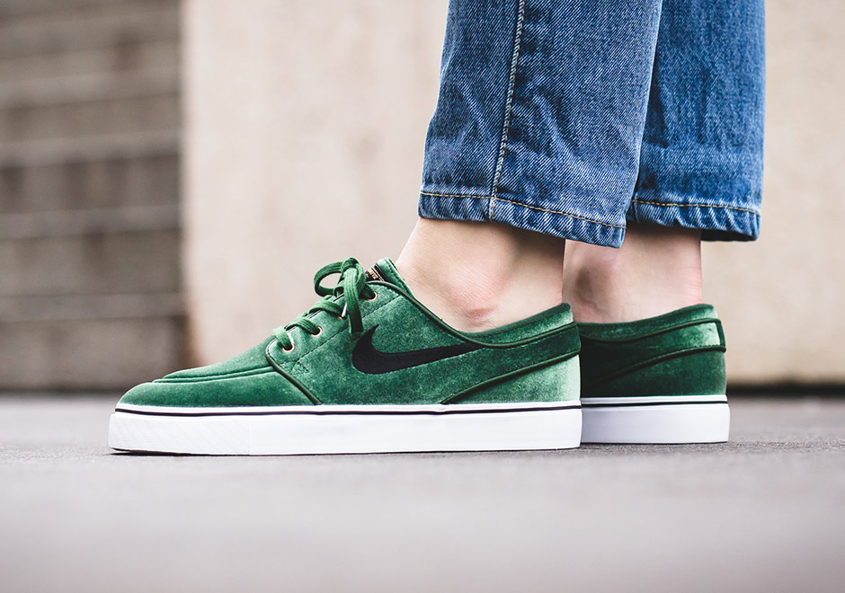 Nike Sb Janoski Green Velvet Christmas 2