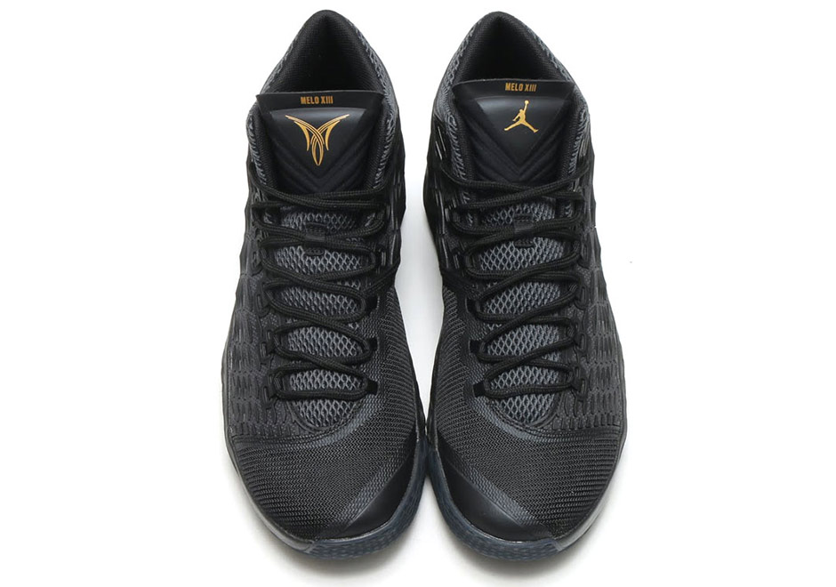 Jordan Melo M13 Black Gold Detailed Look 4