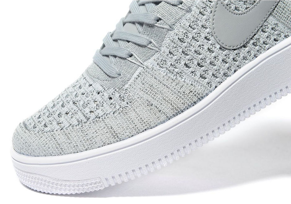 Nike Air Force 1 Mid Ultra Flyknit Light Grey 3