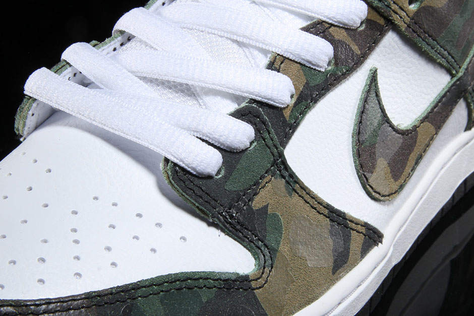 Nike Sb Dunk Low Camo Legion Green White Black 07