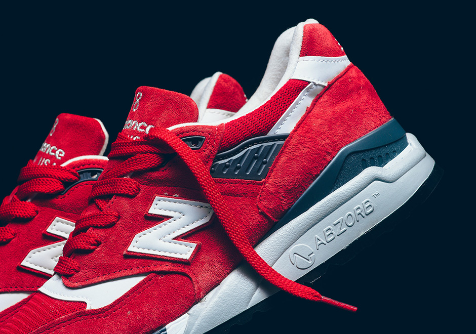 New Balance 998 M998crdred Suede 3