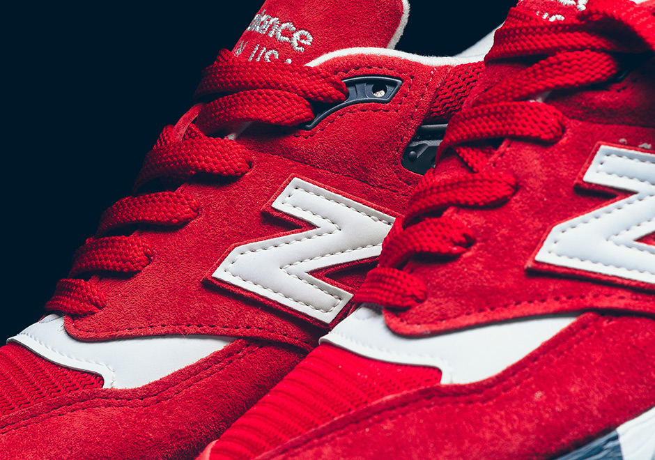 New Balance 998 M998crdred Suede 4