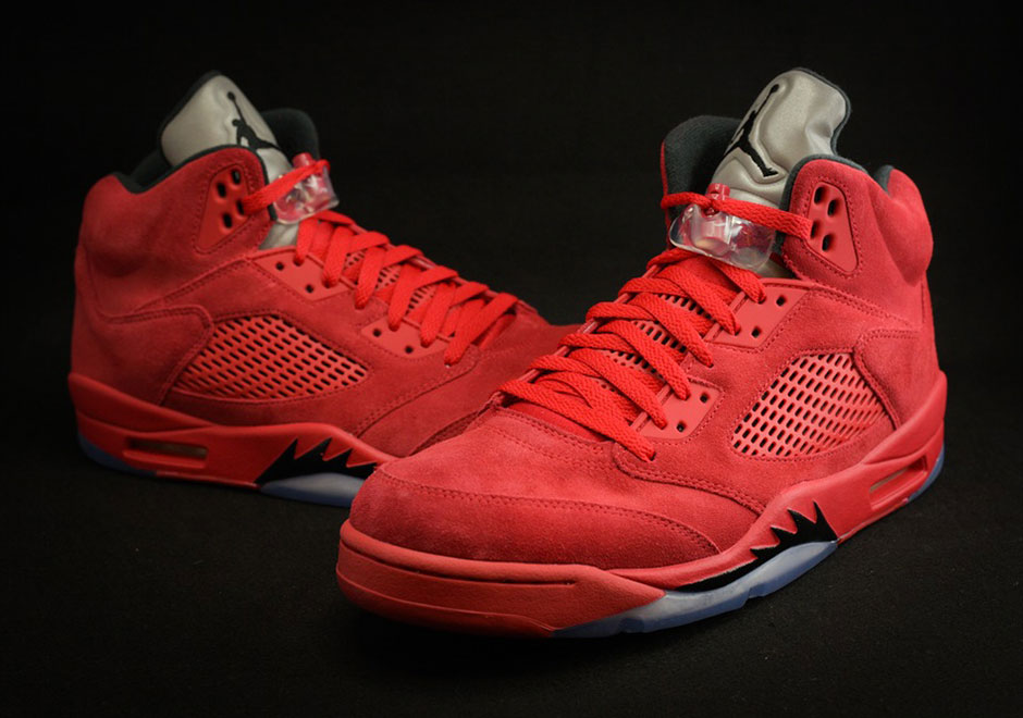 The Air Jordan 5 "Red Suede" Heats Up July 2017