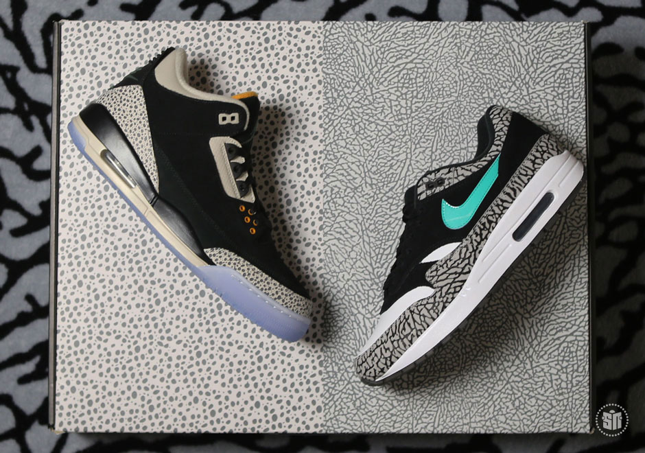 Nike And Jordan Pay Tribute To 2 Of Tinker Hatfield’s Best Creations With The atmos Pack