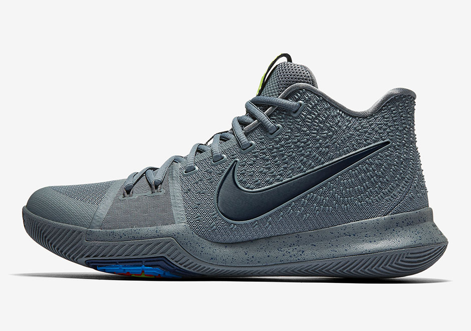 Nike Kyrie 3 Cool Grey Anthracite Polar Blue 6