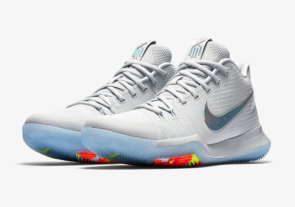 The Nike Kyrie 3 “Iridescent Swoosh” Releases Next Week