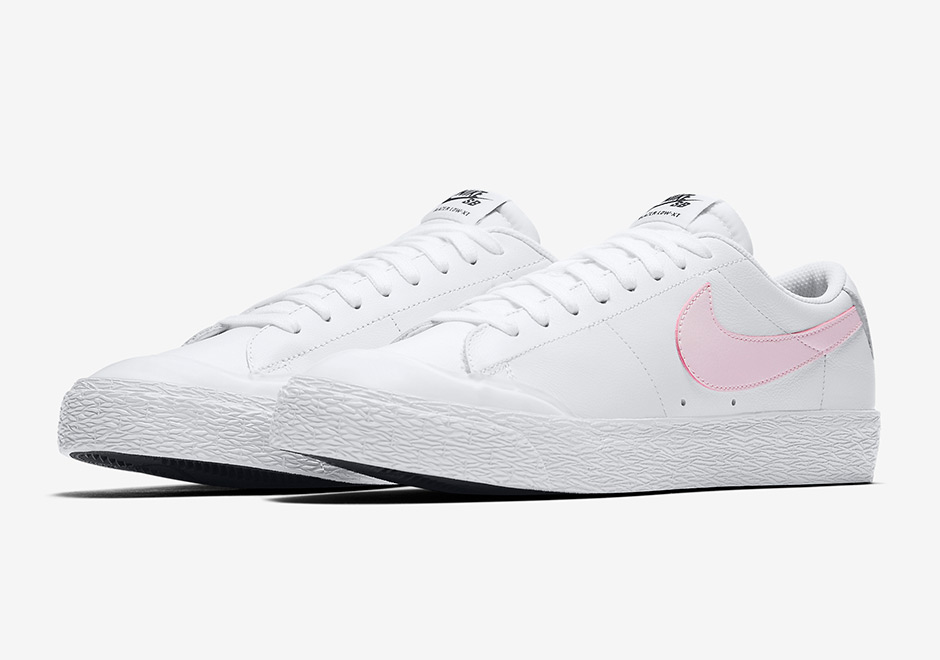 Nike Sb Blazer Low Xt White Prism Pink 1