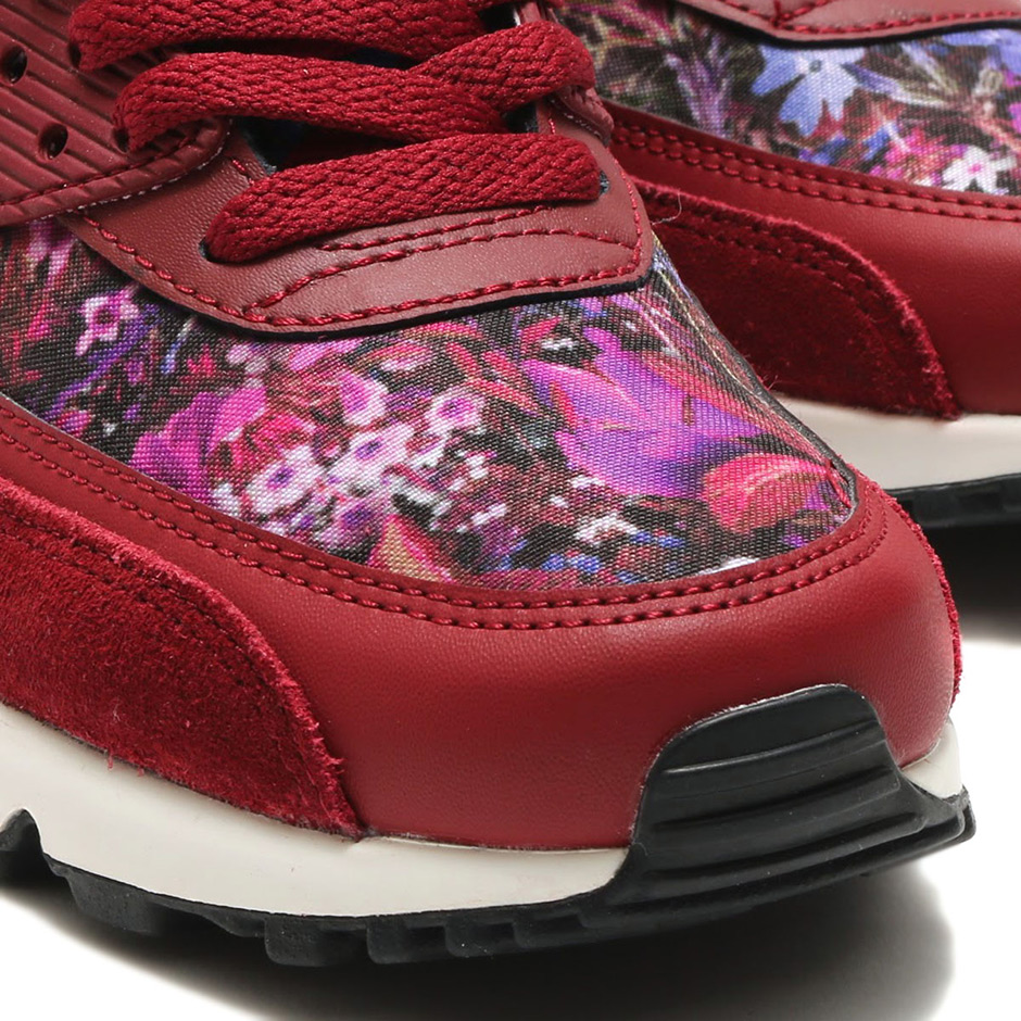 Nike Wmns Air Max 90 Team Red Floral 881105 600 5