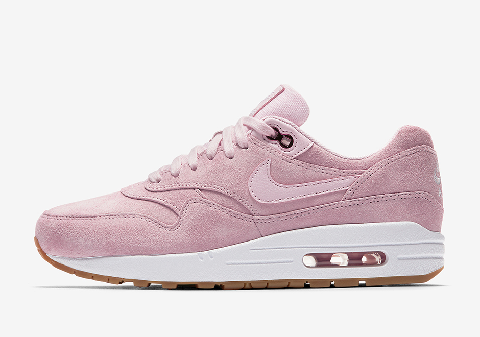 Nike Air Max 1 Pink Suede 919484 600 02