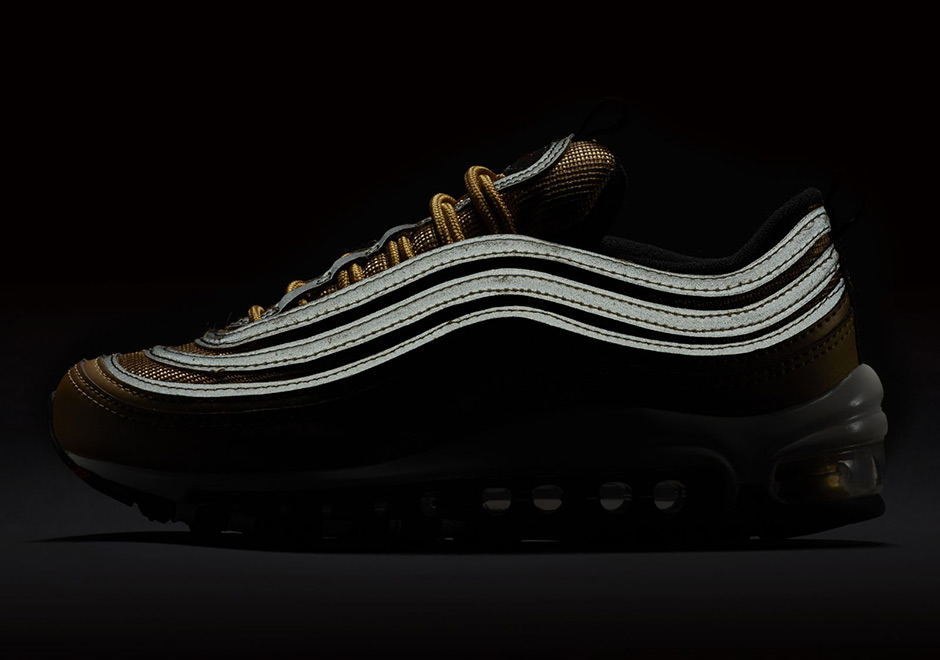 Nike Air Max 97 Og Metallic Gold Gs 3