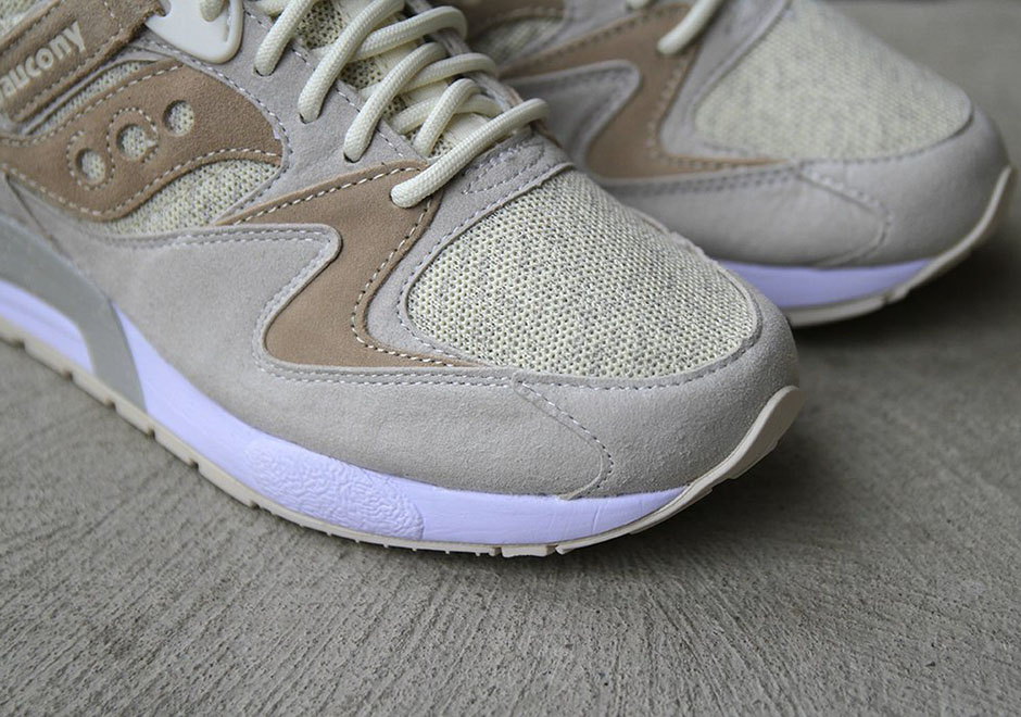 Saucony Grid 9000 Knit Pack Tan 2