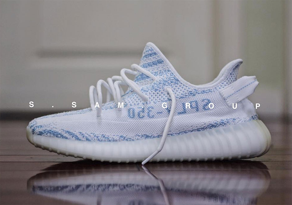 Adidas Yeezy Boost 350 V2 White Blue 1