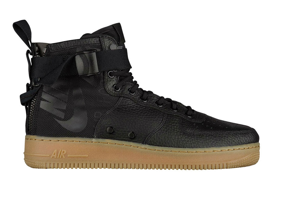 Nike Af Af1 Mid Black