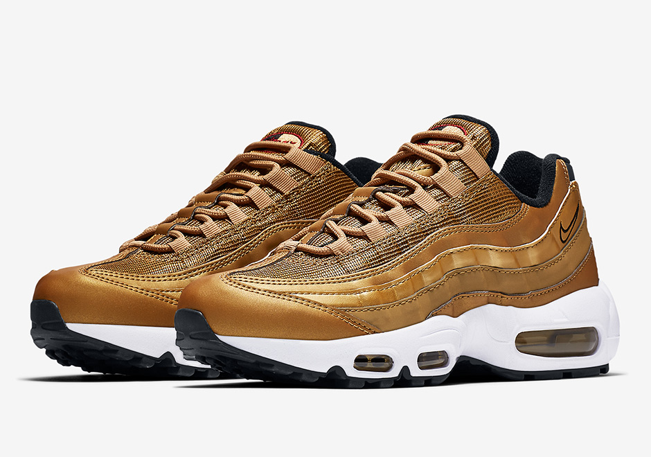 Official Images Of The Nike Air Max 95 "Metallic Gold"