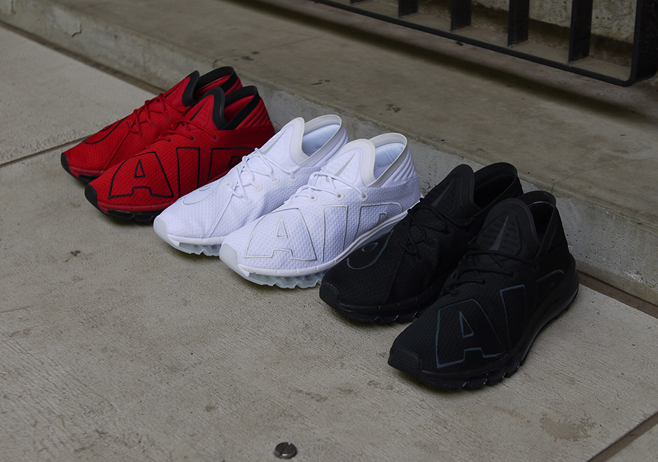 Nike Air Max Flair "Triple White", "Triple Black", and "Raging Bull" Releasing Soon