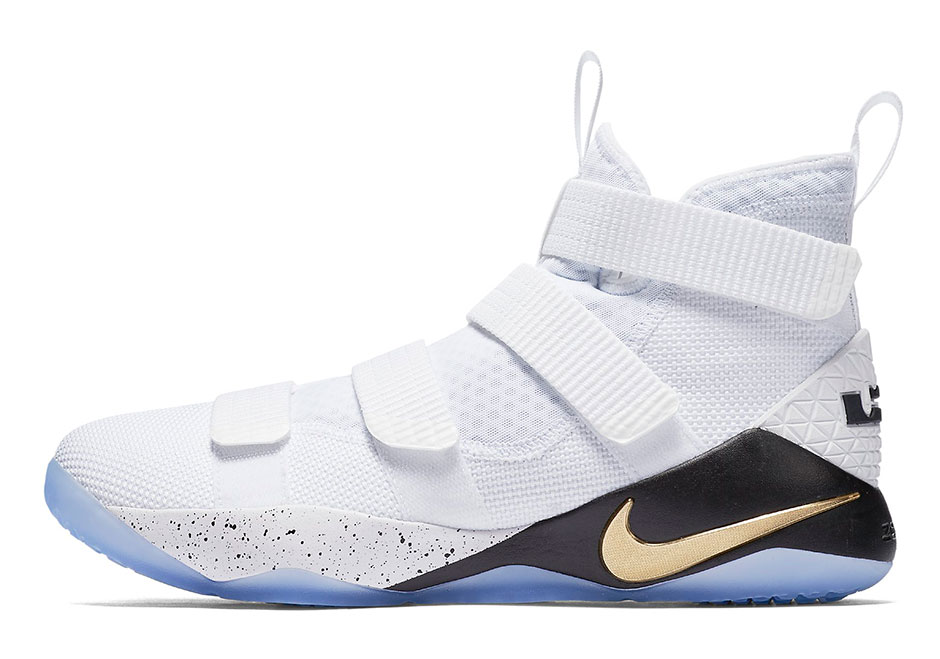 Nike Lebron Soldier 11 Sfg White Gold 2