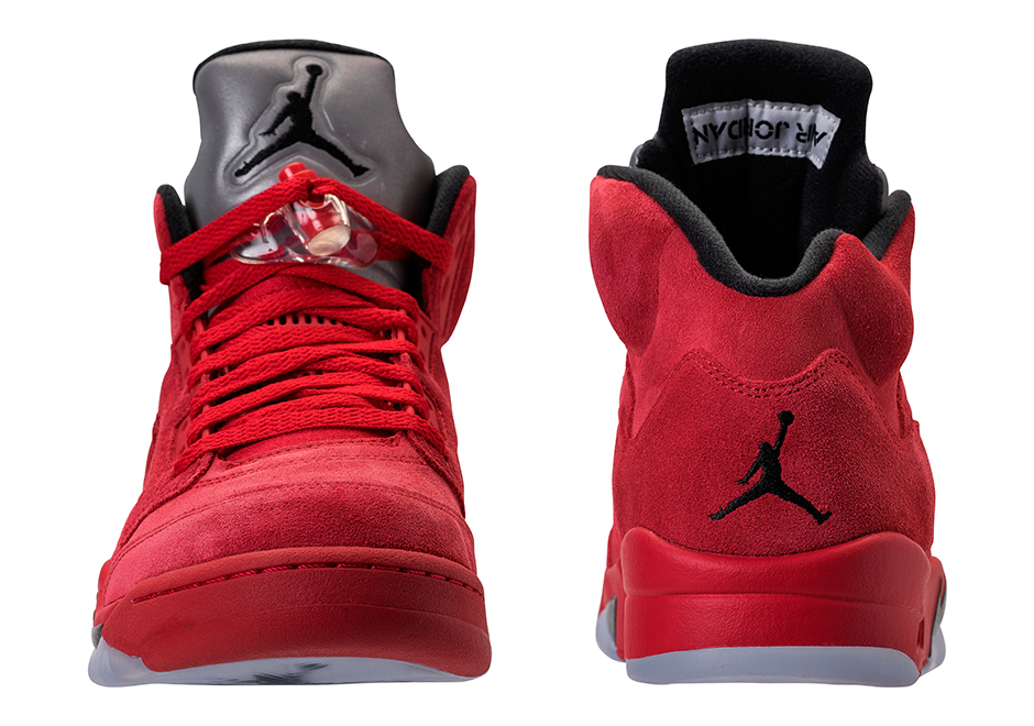 Air Jordan 5 Red Suede July Release Date 136027 602 04