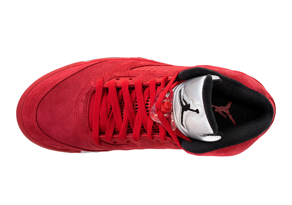 Air Jordan 5 Red Suede July Release Date 136027 602 05