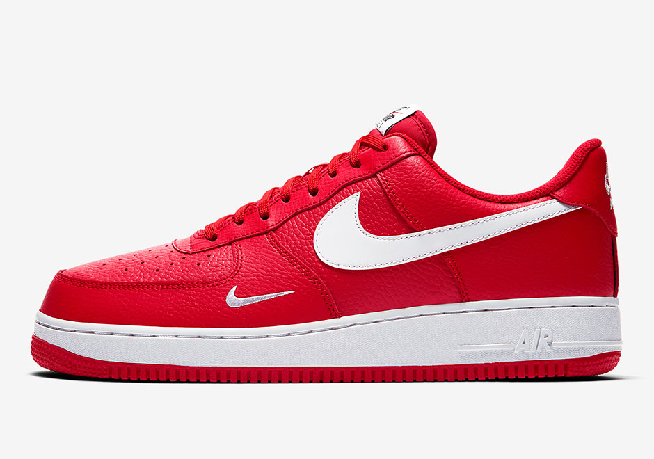 Nike Air Force 1 Low "Mini Swoosh" Releasing In University Red