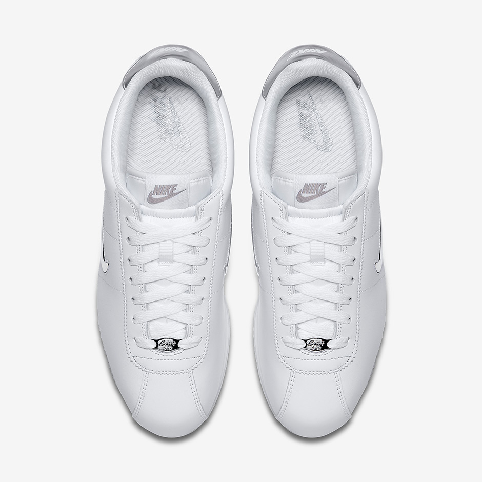 Nike Cortez Jewel White Metallic Silver 3