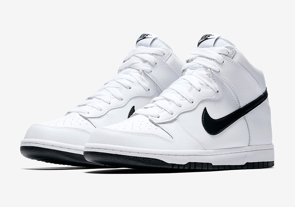 Nike Dunk High White Black 904233 103 1