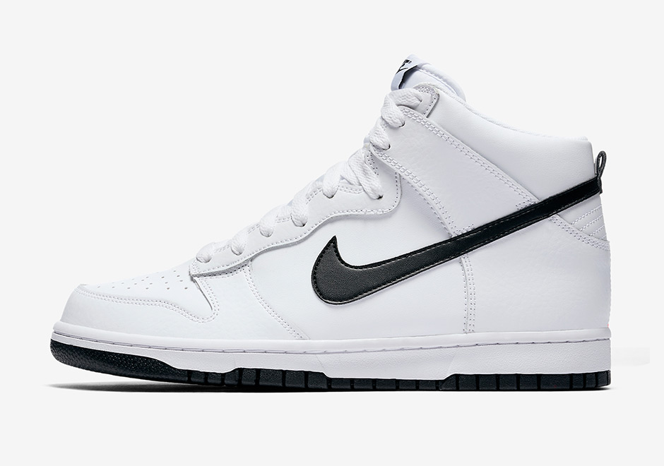 Nike Dunk High White Black 904233 103 2