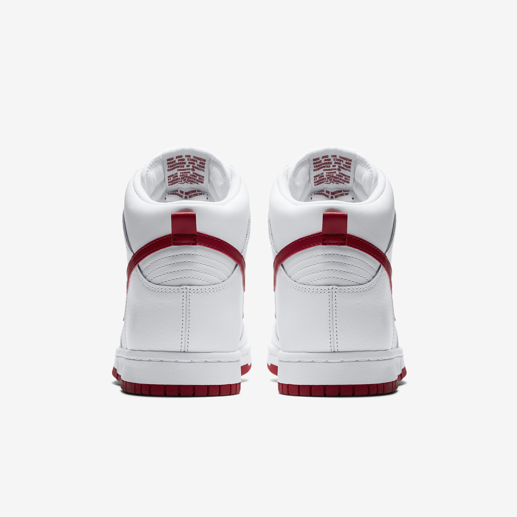 Nike Dunk High White Gym Red 904233 102 4