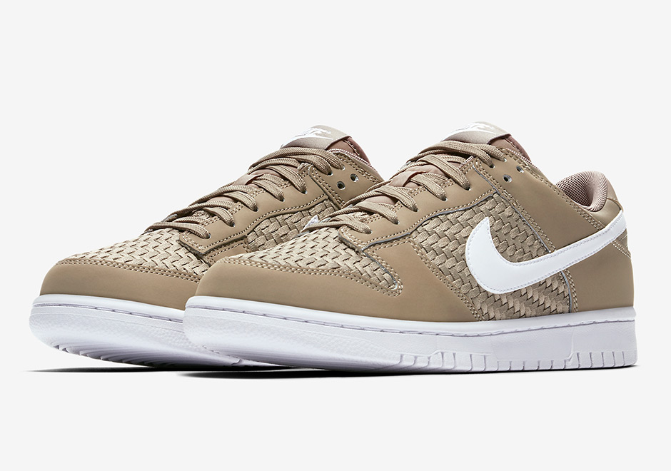Nike Dunk Low Woven Khaki White 904234 200 2