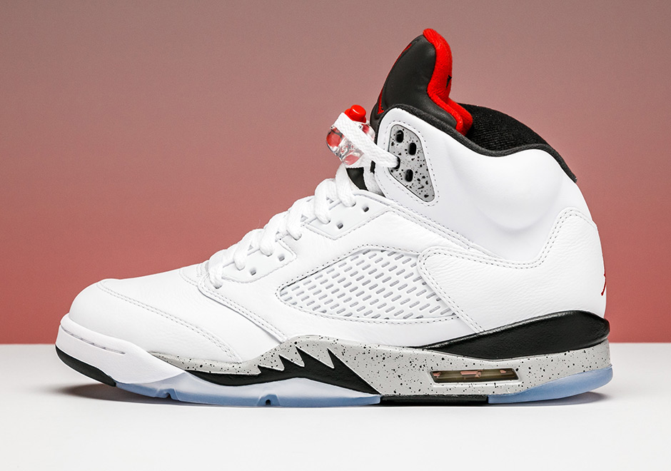 Air Jordan 5 White Cement Available Early Stadium Goods 136027 104 2
