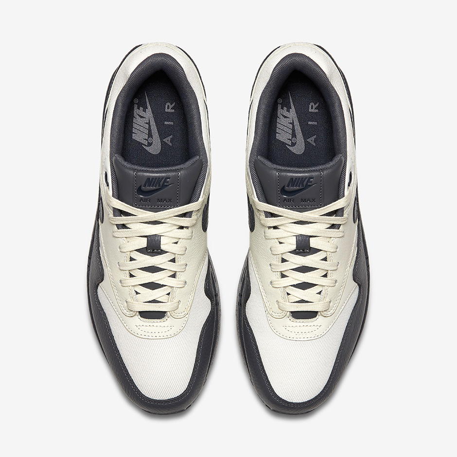Nike Air Max 1 Sail Dark Obsidian Dark Grey 4